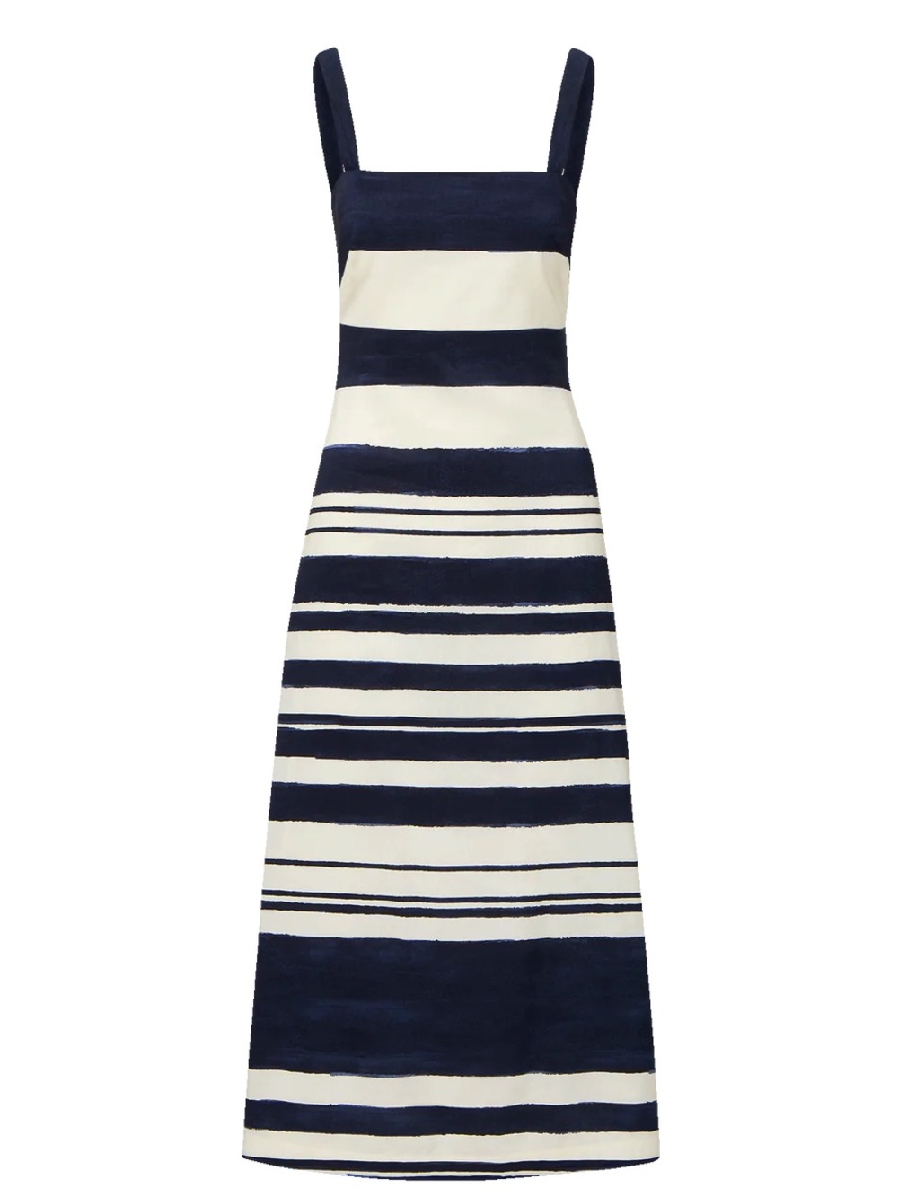 Veronica Beard Ella Striped Midi Dress - Picture 2 of 14